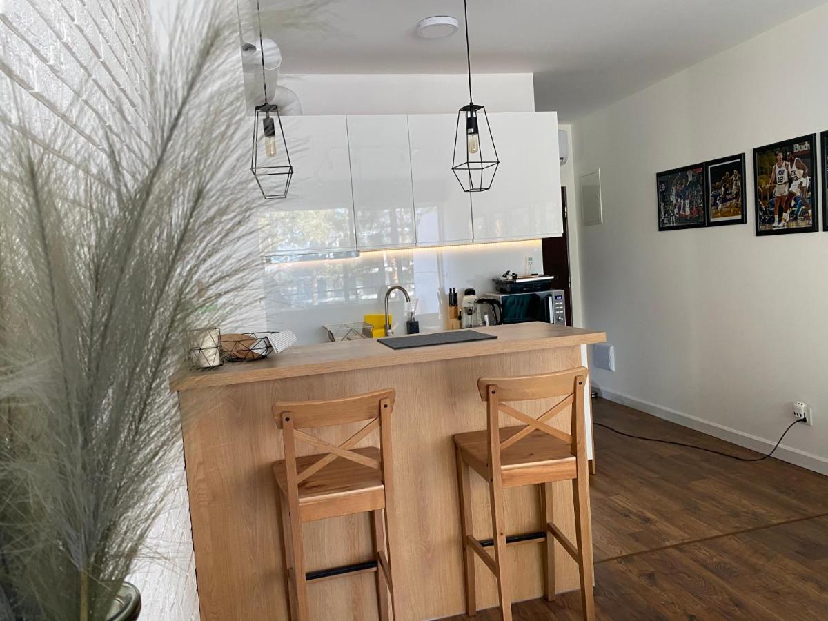 Dwupoziomowy Apartament Nad Jeziorem W Lesie Apartment เอากุสตูฟ ภายนอก รูปภาพ